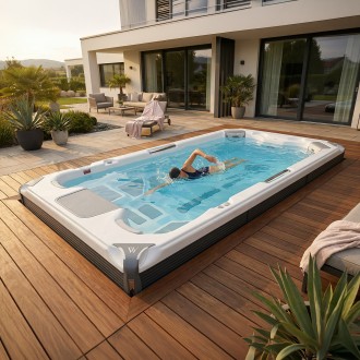 Wellis Schwimmspa Danube Grand Prix Life Premium - Semiground Swimspa