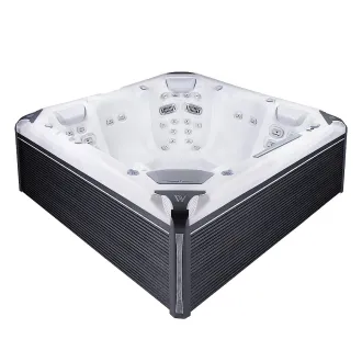 Wellis Whirlpool Everest Deluxe Life aus der Life Line Serie - Wanne: Pearl White