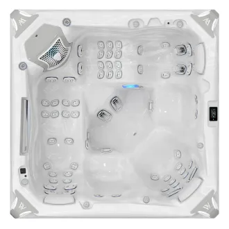 Wellis Whirlpool Everest Deluxe Life aus der Life Line Serie - Wanne: Pearl White