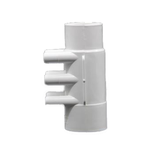 Whirlpool Verteiler 6fach - 60.3 S × 60.3 Spigot × (6) 20 SB