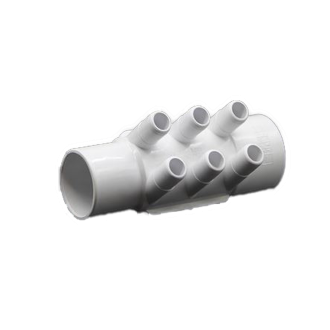 Whirlpool Verteiler 6fach - 60.3 S × 60.3 Spigot × (6) 20 SB
