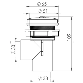 On-off tap grip Wellis V2 Wellis Wasserfall Regulierer Schliesser