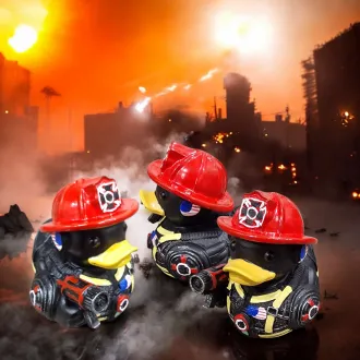 Feuerwehr Duck Badeente Quitschente Resin