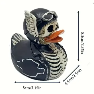 HELLS MOTOR BADEENTE GRUSELENTE GEISTERENTE MOTORRAD ENDE