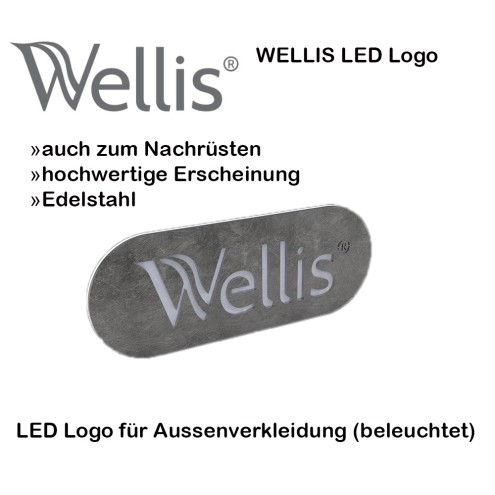WELLIS LED LOGO BELEUCHTET