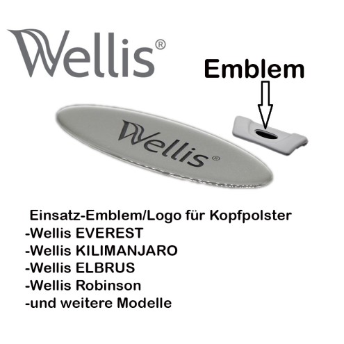 WELLIS EMBLEM FÜR KOPFSTÜTZE