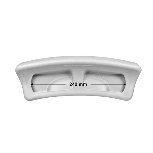 Wellis Kopfstütze AF00042 – 318 × 113 × 60 mm, hellgrau