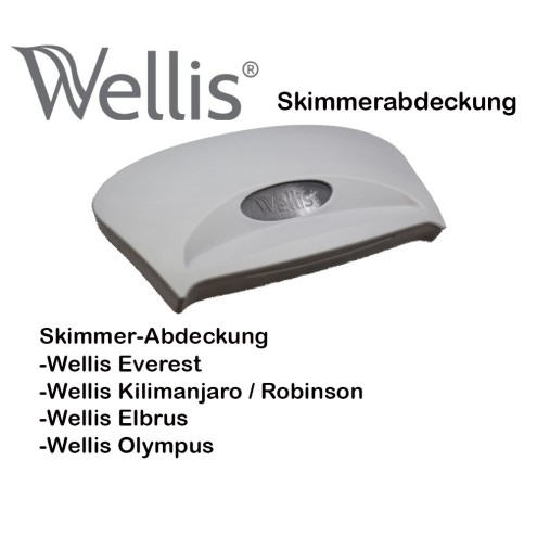 WELLIS SKIMMERABDECKUNG GRAU MIT LOGO