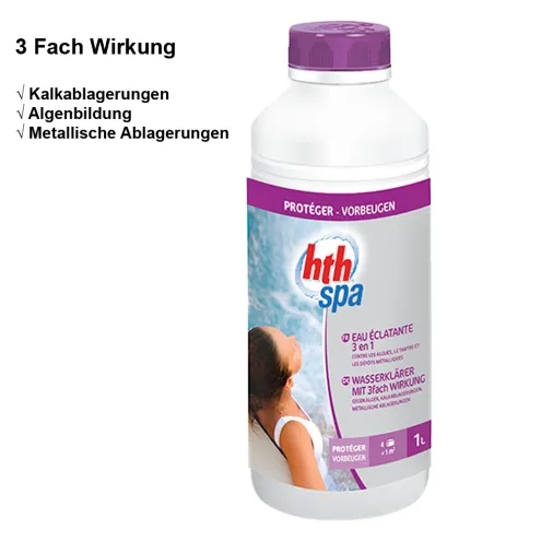 HTH SPA WASSERKLÄRER MIT 3FACH WIRKUNG